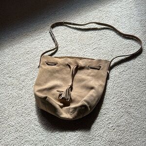 Velvet by Graham & Spencer suede crossbody brown tan